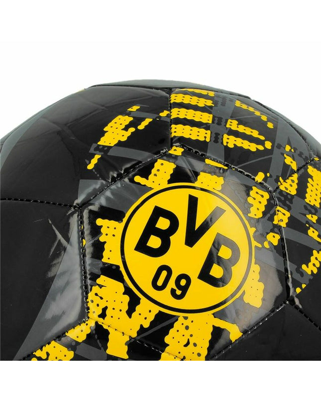 Black Puma Borussia Dortmund Prematch football in size 5, designed for sport and outdoor use.
