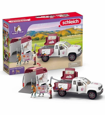 Schleich Horse Club actiefiguren met paarden en dieren, speelgoed en poppen voor kinderen, gedetailleerde speelgoedfiguren.