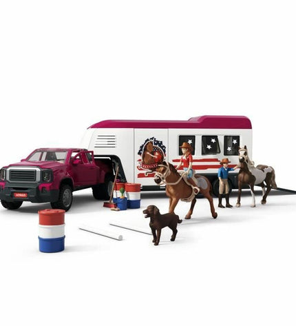 Schleich action figure toy from Speelgoed en games, featuring detailed design and vibrant colors in a playful pose.