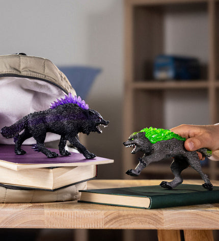 Schleich action figure set with two figures, 8 x 24 x 19 cm, detailed plastic toys for imaginative play.