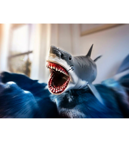 Schleich Megalodon action figure from the speelgoed en games collection, featuring a detailed prehistoric shark toy.