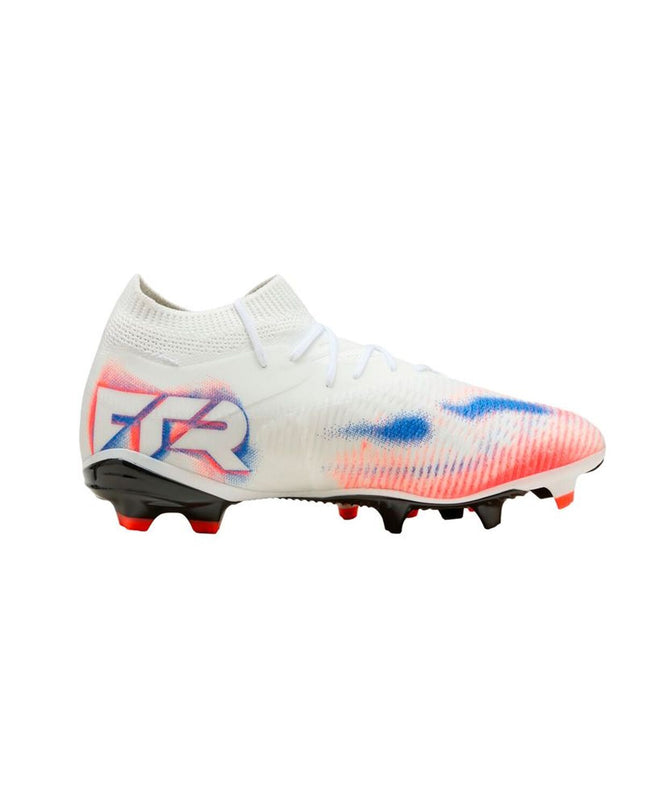 Adult Puma Future 8 Match FG/AG football shoes for outdoor and indoor soccer, featuring lightweight design and textured upper.