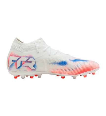 Adult Puma Future 8 Match MG soccer shoes for outdoor play, featuring sporty design and durable outsole.