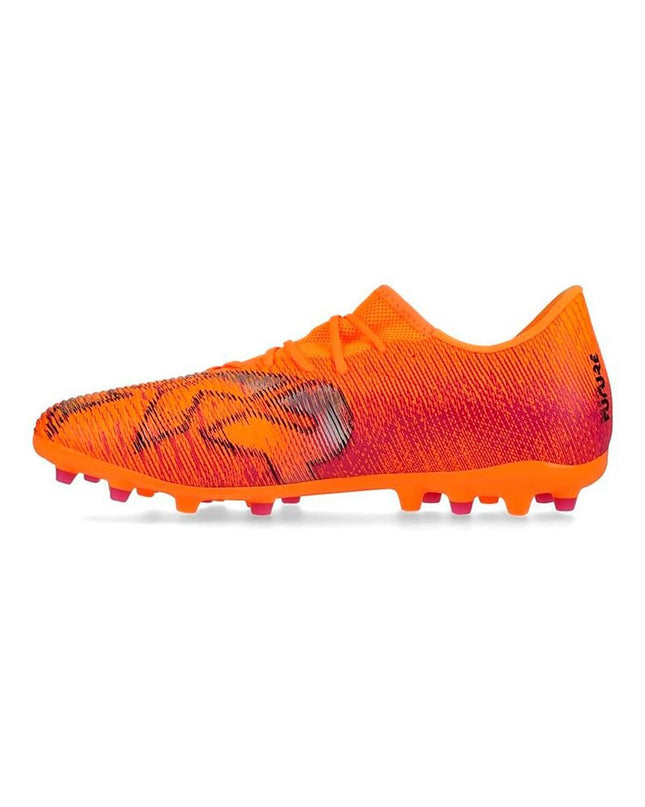 Puma Future 8 Match Low adult football shoes for outdoor sports, featuring a sleek black design and low-profile fit.