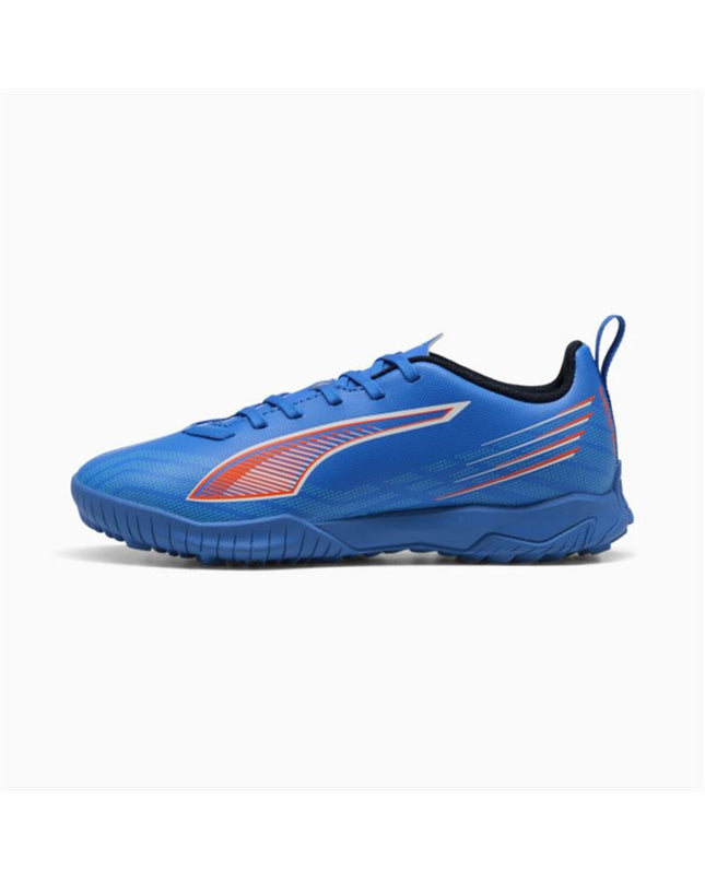 Puma Ultra 6 Play Tt soccer cleats for outdoor football, lightweight sport shoes with synthetic upper and studded outsole.