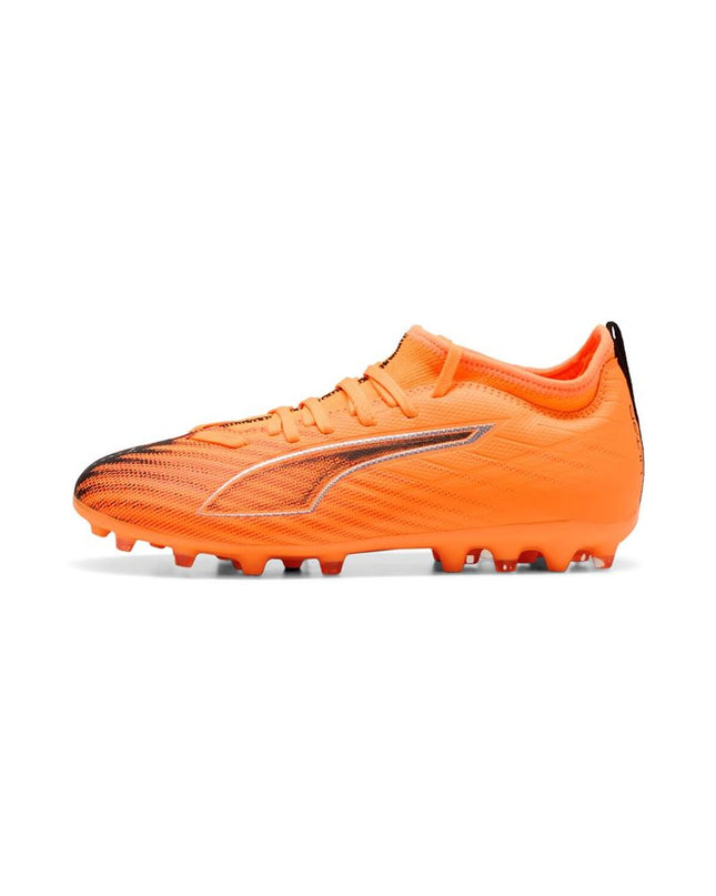 Puma Ultra 6 Match Mg Heat Fire football cleats for soccer, sport outdoor shoes with heat-inspired design and lightweight construction.