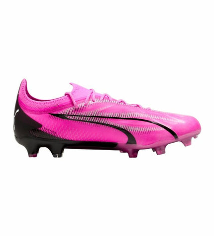 Pink Puma Ultra Ultimate FG/AG adult football cleats, sport and outdoor footwear designed for soccer players.