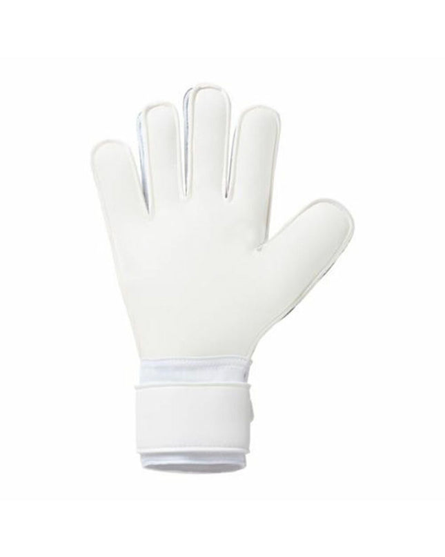 Black Uhlsport Soft Advanced goalkeeper gloves for adults, designed for football and outdoor sports.
