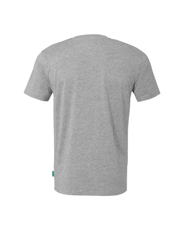 Uhlsport Essential Promo men's short-sleeve football T-shirt, sport and outdoor, black with logo, designed for soccer players.