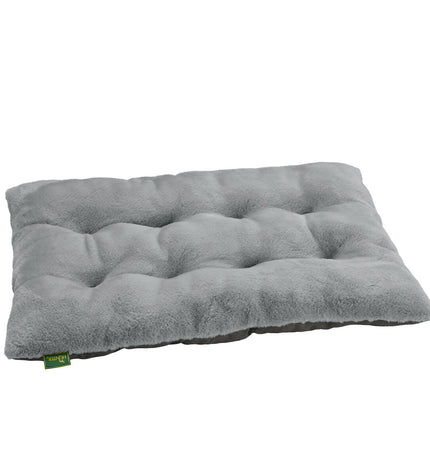 Hunter Rockford hondenbed in grijs, 80x60 cm, soft fabric with cushioned sides for comfort and support.