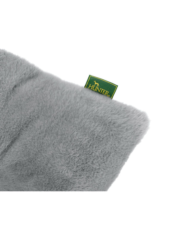 Grey Hunter Rockford dog bed in 100x70 cm with soft fabric and raised edges, designed for comfort and support for dogs.