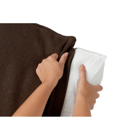 Hunter dog bed in brown, 100x70 cm, soft fabric with raised edges for comfort and support, designed for dogs.