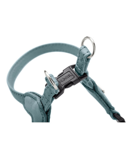 Blue Hunter SOHO MINI dog harness with adjustable straps, designed for small dogs, made of durable fabric.