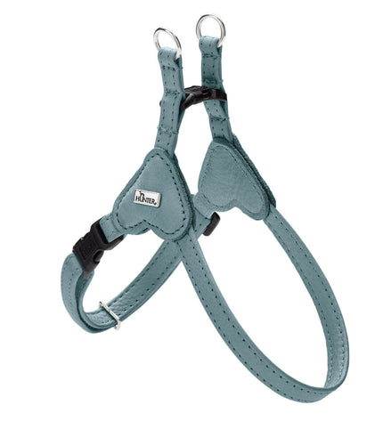 Blue Hunter SOHO MINI dog harness for small breeds, featuring adjustable straps and soft padding for comfort.