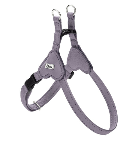 Hunter SOHO MINI Lila dog harness for small breeds, XXS/XS size, soft purple nylon with adjustable straps for a comfortable fit.