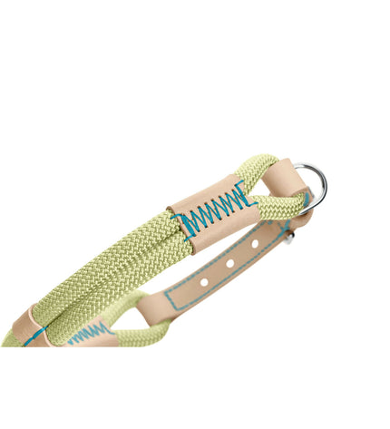 Hunter MALIA green dog collar for medium/large dogs, adjustable 45-54 cm, with durable design and comfortable fit.