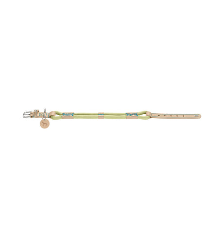 Hunter MALIA Groen dog collar for medium/large dogs, 45-54 cm, with adjustable strap and durable design.
