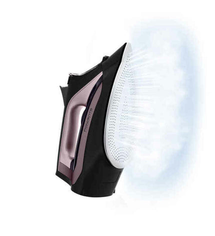 Rowenta Express Steam 2600W steam iron with water tank, suitable for household ironing, image shows front view of the appliance
