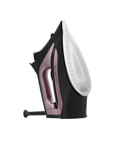Rowenta Express Steam 2600W steam iron with water tank, white and gray design, ready for household ironing tasks