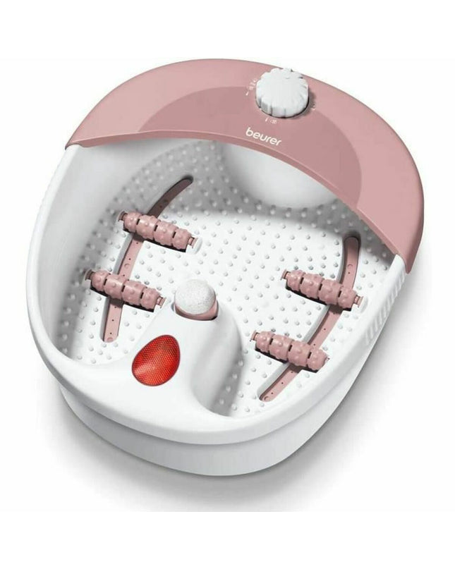 Beurer FB20 foot massager in black with control panel and textured footpads for relaxing foot therapy.