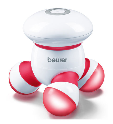 Beurer MG16 massager in black with ergonomic handle for wellness and personal care, shown on a white background.