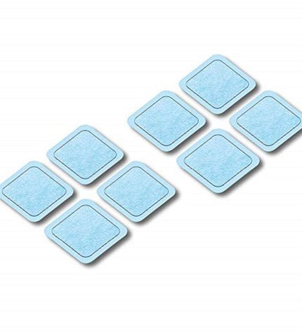 Beurer elektrische handmassager in blauw with square design, electrostimulation device for health and personal wellness.