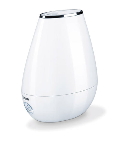Beurer LB37 Blanco 2L air humidifier for home and kitchen, compact portable design with water tank visible in the image.