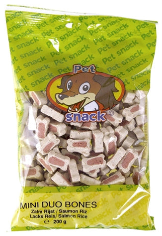 Petsnack Bones Duo Salmon/Rice 14 x 200 g