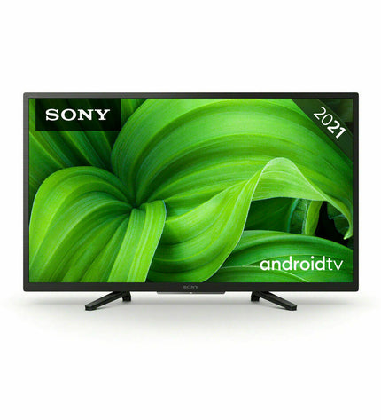 Sony KD32W800P 32-inch HD LED Smart TV with WiFi, displaying a vibrant home entertainment scene on a sleek black screen.