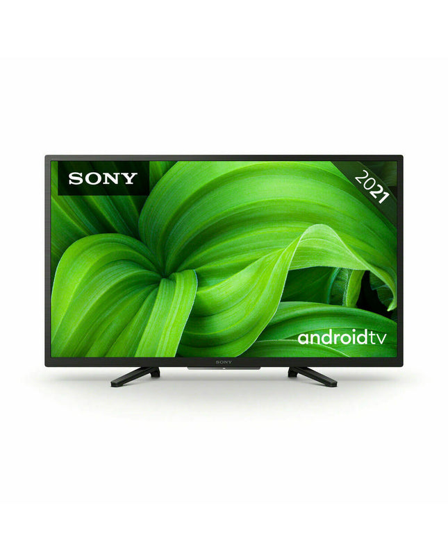 Sony KD32W800P 32-inch HD LED Smart TV with WiFi, displaying a vibrant home entertainment scene on a sleek black screen.