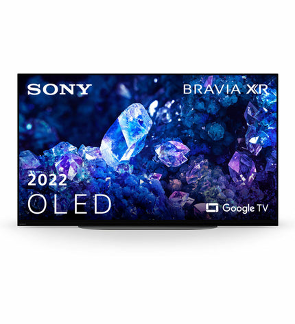 Sony XR-42A90K 42-inch 4K Ultra HD OLED QLED smart TV showing vibrant screen display and sleek black bezel.