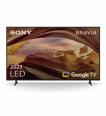 Sony KD-65X75WL 65-inch LED HDR 4K Ultra HD Smart TV with sleek black frame and screen displaying vibrant, colorful images.