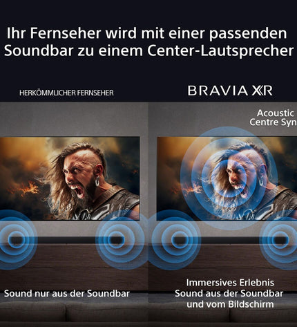 Sony HT-A8000 black soundbar, sleek electronic audio device with multiple speakers for immersive home theater sound.