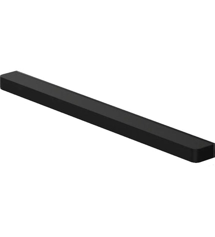 Sony BRAVIA soundbar in black, sleek electronic audio device with multiple speaker drivers and control buttons.
