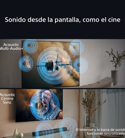 Sony K85XR90PAEP 85-inch 4K Ultra HD QLED smart TV displaying vibrant visuals and sleek black frame.