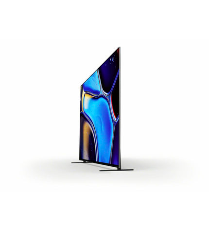 Sony K55XR80PAEP 55-inch Smart TV displaying vibrant video content, part of Sony's electronic home cinema range.