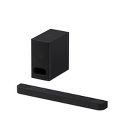 Sony HT-B600 soundbar with sleek design and speaker grille, ideal for enhancing TV audio in a modern living room setup.