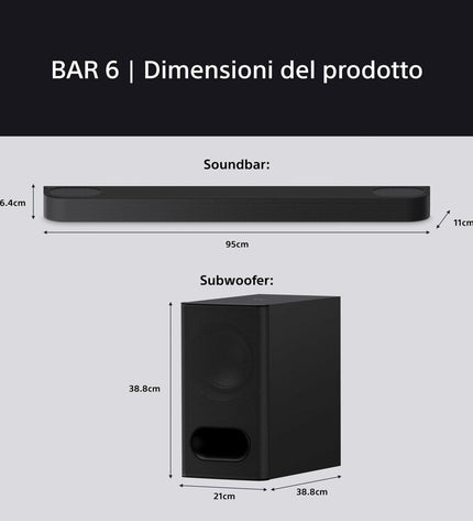 Sony HT-B600 soundbar with sleek black design and multiple audio ports, ideal for enhancing home theater audio.