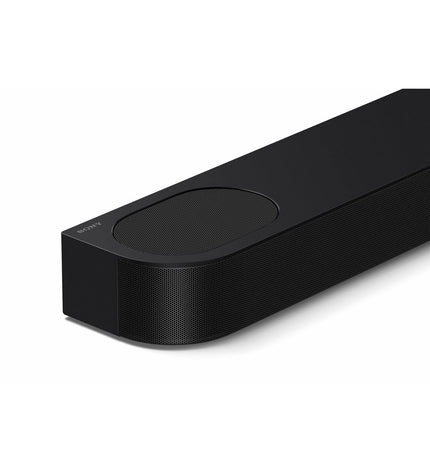 Sony HT-B600 soundbar for home audio and home theater, sleek black electronic device with multiple audio ports and controls.