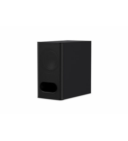 Sony HT-B600 soundbar with sleek black design and multiple audio ports, perfect for home theater audio setup.