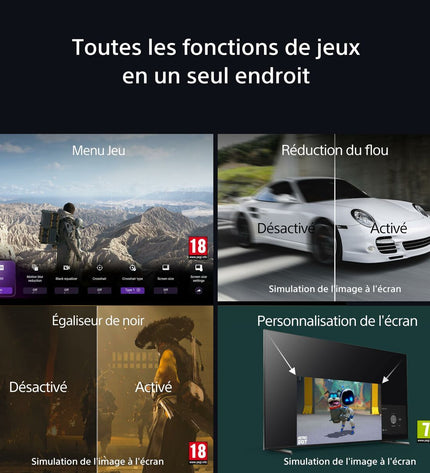 Sony K75XR55BP 75-inch 4K Ultra HD LED Smart TV with HDR Dolby Vision and QD Mini LED technology, sleek and modern display.