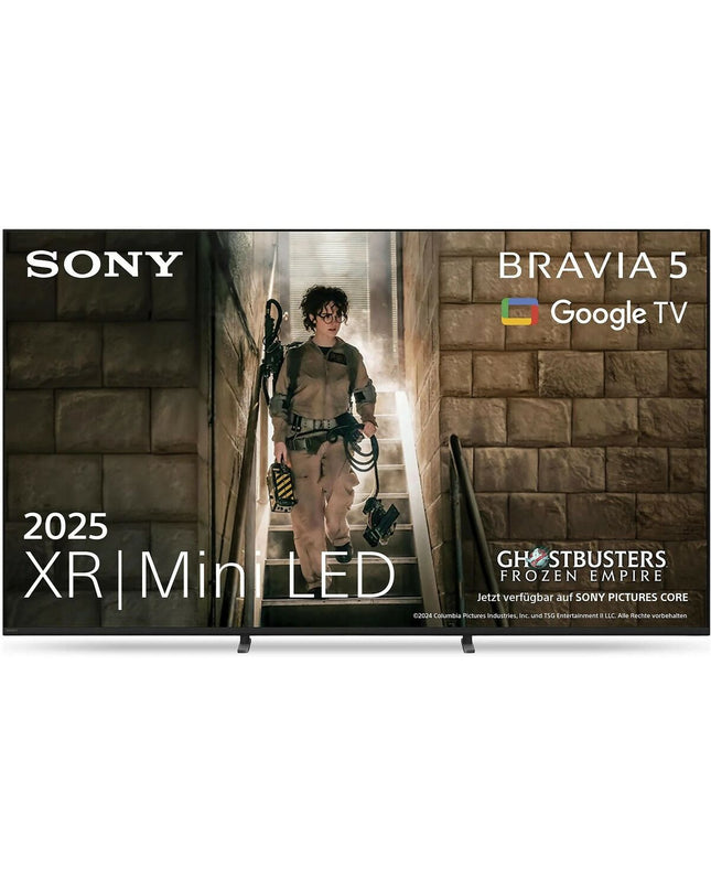Sony K55XR55B 55-inch 4K Ultra HD ULED HDR Smart TV with Wi-Fi, Miracast, DVB-T2, and Google Assistant interface.