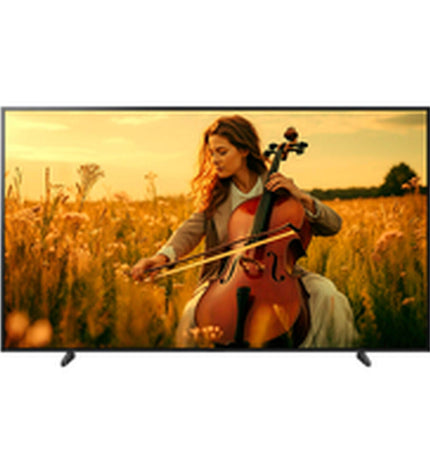 Sony K98XR55BP Smart TV in a modern living room, showcasing a sleek electronic TV for home entertainment and cinema.