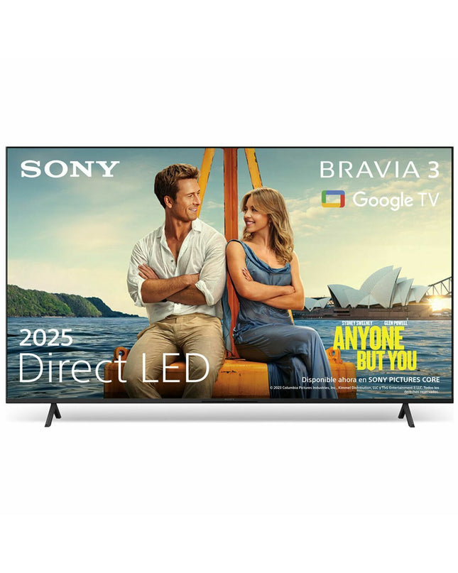 Sony K75S35B 75-inch 4K Ultra HD LED Smart TV with WiFi, Miracast, DVB-T2 for home entertainment and video viewing.