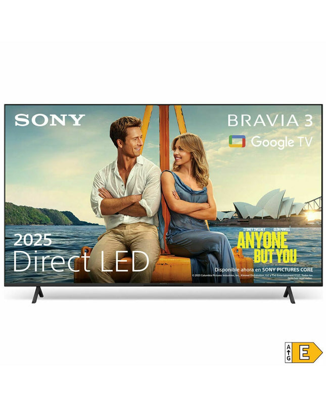 Sony 65-inch 4K Ultra HD LED Smart TV with HDR, Dolby Vision, Wi-Fi, Miracast, DVB-T2 for home entertainment.