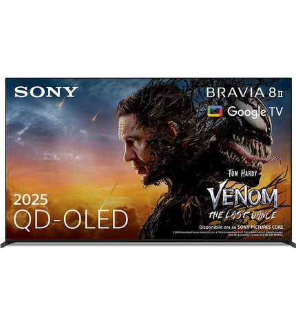 Sony K65XR8M25B smart TV displaying vibrant images on a sleek screen, perfect for home entertainment and video streaming.