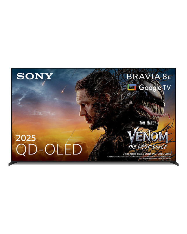 Sony K65XR8M25B smart TV displaying vibrant images on a sleek screen, perfect for home entertainment and video streaming.