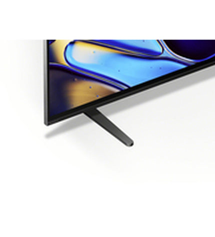 Sony K65XR8A 65-inch 4K Ultra HD OLED Smart TV showing vibrant screen with sleek black frame and minimal bezels.