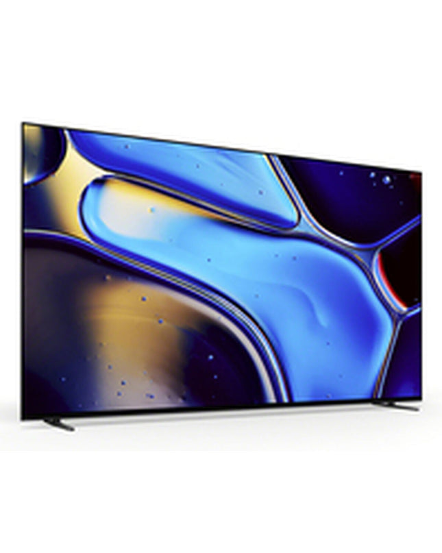 Sony K55XR8APAEP 55-inch 4K Ultra HD OLED Smart TV displaying vibrant colors and sleek design in a modern living room setting.