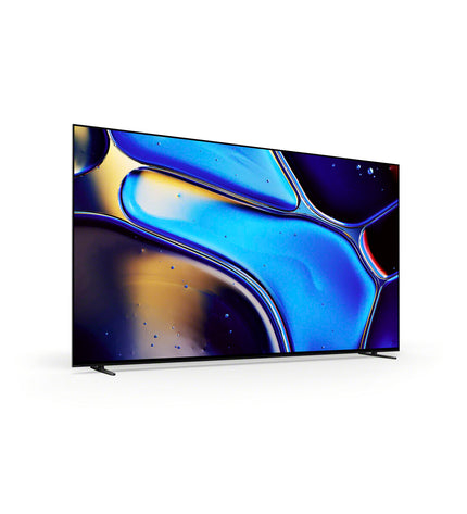Sony 55-inch 4K Ultra HD HDR OLED Smart TV displaying vibrant images, sleek design, and user interface.
